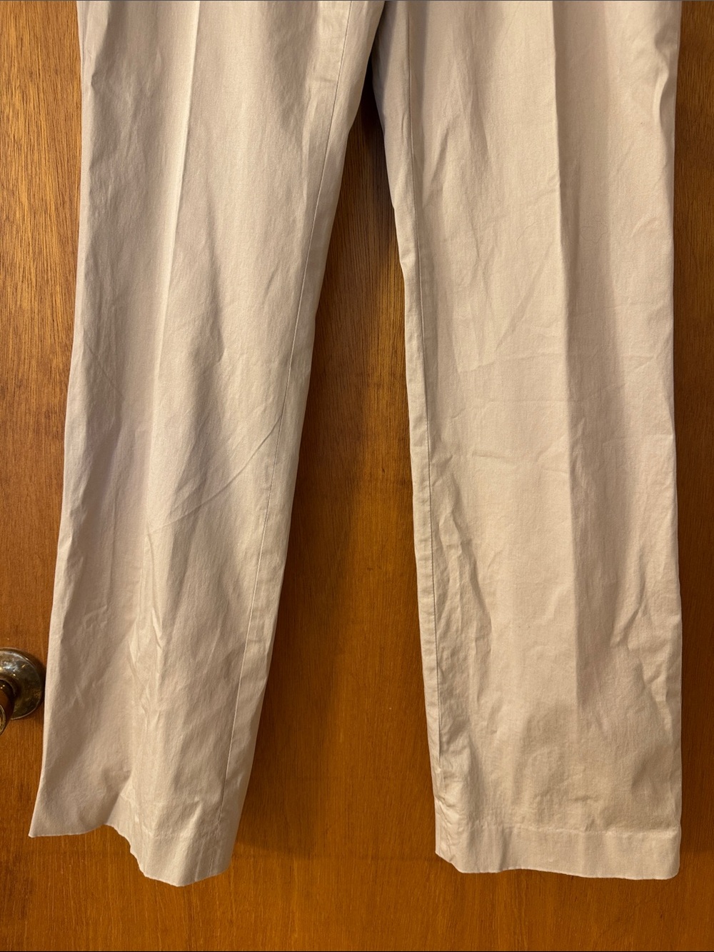 Brooks Brothers 346 Lucia Fit Beige Straight-Leg Chinos - Picture 3 of 7